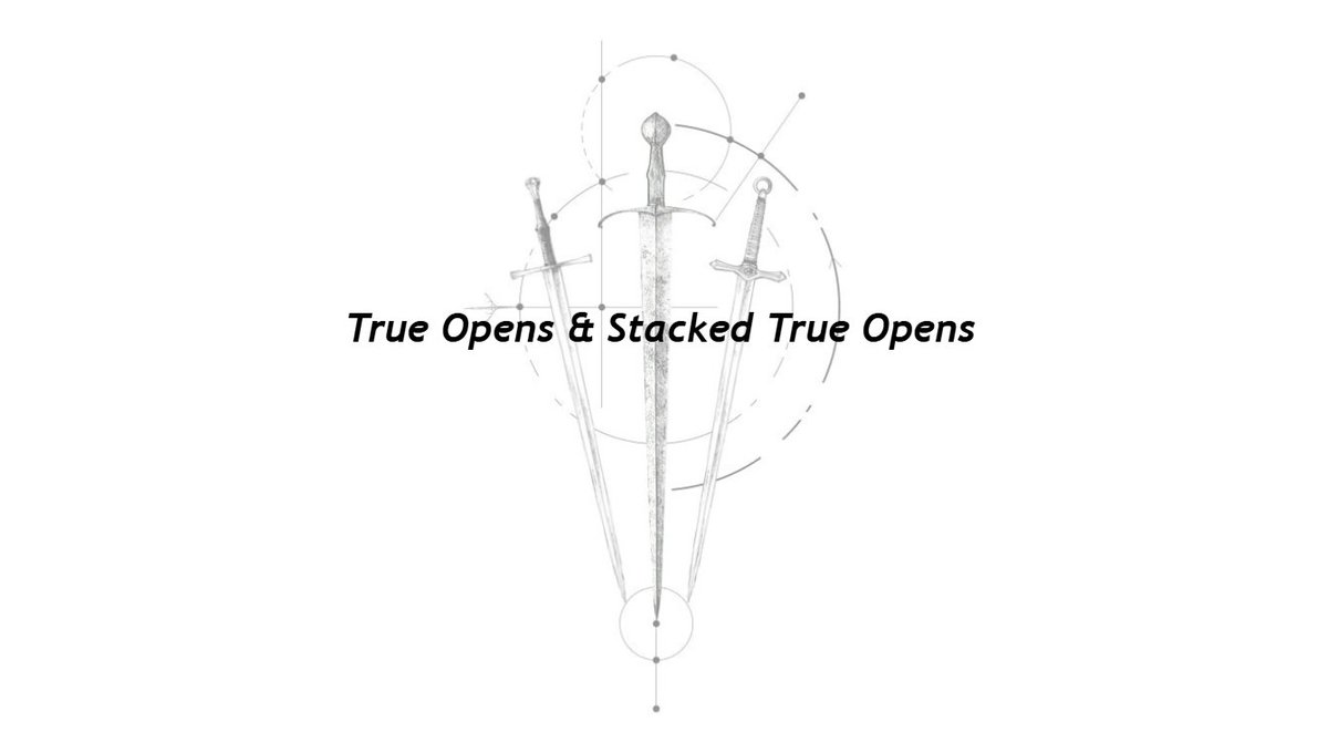 NTradesxs's tweet photo. Quarterly Theory 
Lesson 2 --> True Opens &amp; Stacked True Opens

#TxP_Lecture 
A Thread🧵 https://t.co/8EapmaNUd1