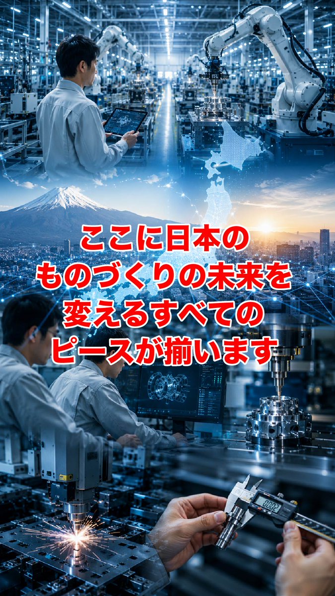 technoxfrontier's tweet photo. 【いよいよ明日9:30、開幕!🔥】
明日の朝、日本のものづくりの未来を変えるすべてのピースがここに揃います。スタッフ・出展社一同、ものすごい熱量で皆様をお迎えする準備は万全です!🤝
🔗 直前登録も受付中:
https://t.co/AqzSlMDom9
#TECHNOFRONTIER #テクノフロンティア https://t.co/btk1rFqeKo