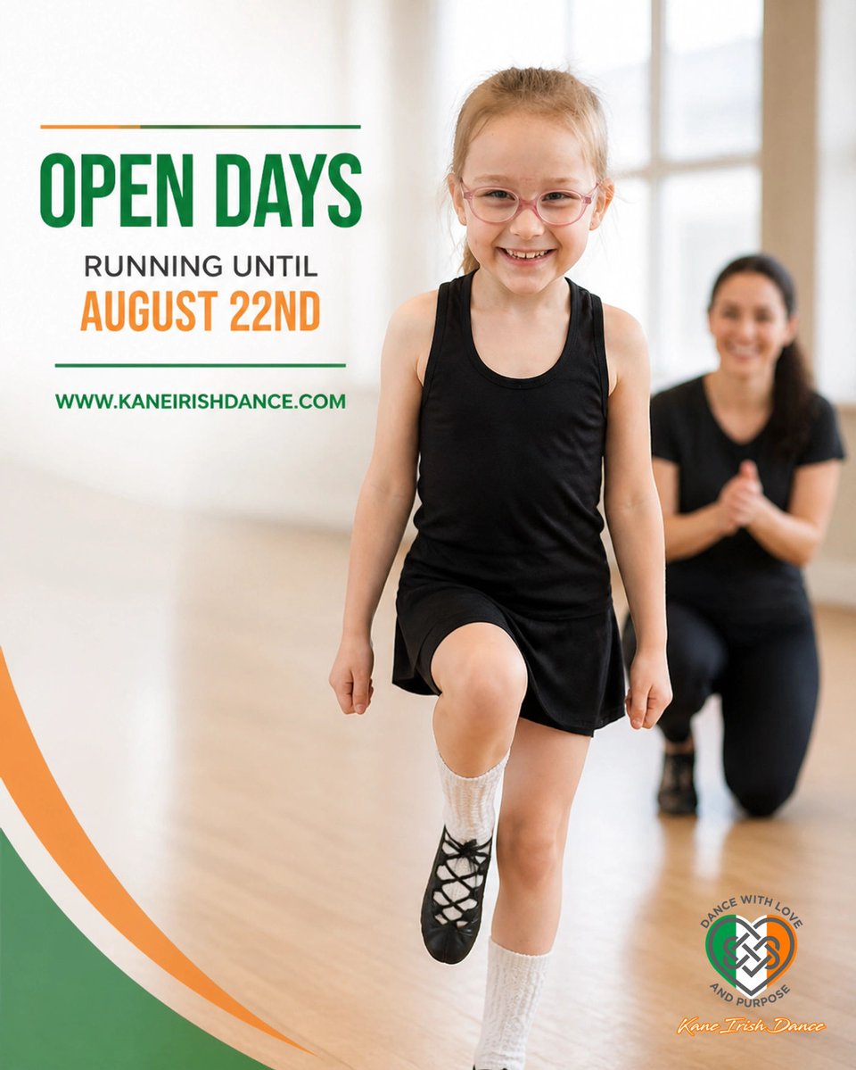 KaneIrishDance's tweet photo. Meet Stephanie, our friendly secretary! She makes our Saturday inductions stress-free for families. Join a free 15-min induction to chat, try some steps, and find your fit. 🍀 Open Days until Aug 22nd! Call Stephanie at 01484 958726 to book. #IrishDance https://t.co/LR6Sc19yex