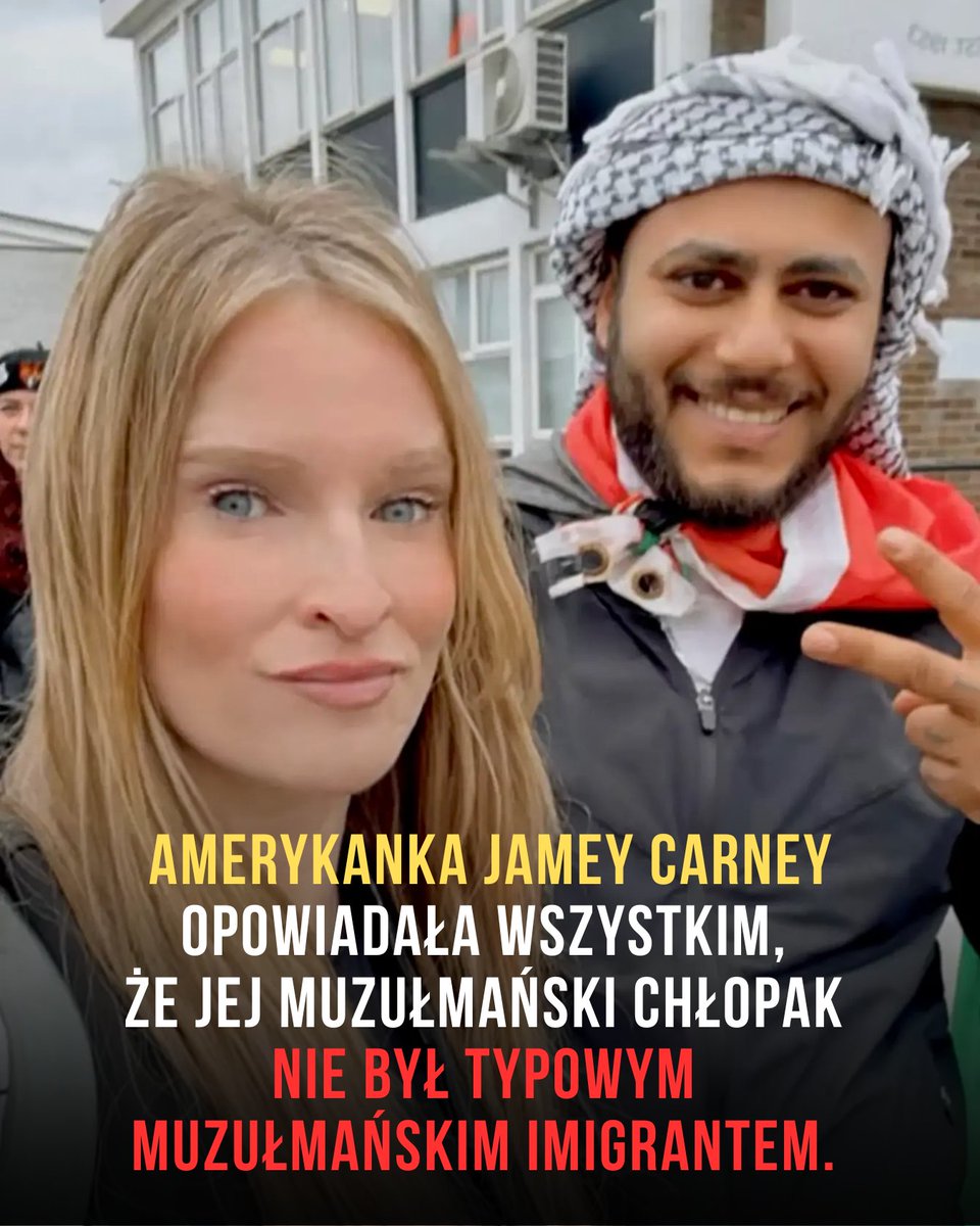 BrunoTopola's tweet photo. 🔴🟡 Amerykanka Jamey Carney nieustannie opowiadała wszystkim, że jej muzułmański chłopak nie był typowym muzułmańskim imigrantem. 

Spójrzmy. 

Jordańczyk Ahmad Al-Saqar wyssał z niej wszystkie pieniądze. 

Następnie brutalnie ją zamordował w jej domu w Irlandii. 

Następnie uciekł z powrotem do Jordanii.    

#MasowaMigracja #migration