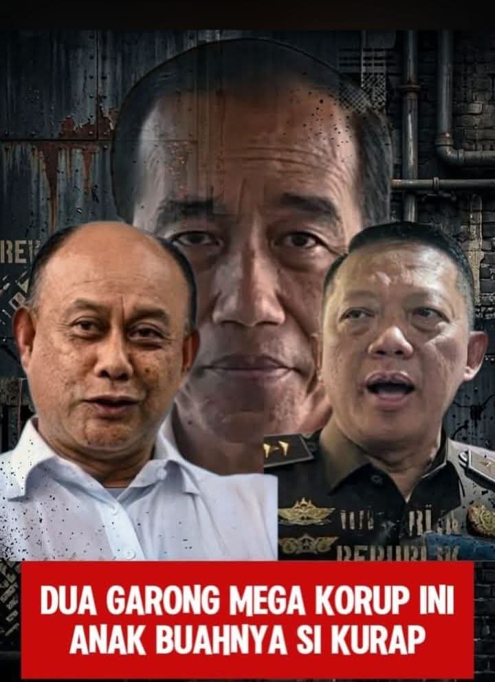 ArdieSuhardi321's tweet photo. JOKOWI BIANG KEROK KORUPSI DI INDONESIA...

DADAN DAN FEBRI DIANGKAT DAN ANAK BUAH SI KORUP KAKAP JOKOWI...

WAJIB DI HUKUM MATI....‼️

#JokowiTakutKePengadilan
#JokowiTakutKePengadilan
🆘🆗 https://t.co/K7QLMbbRpW