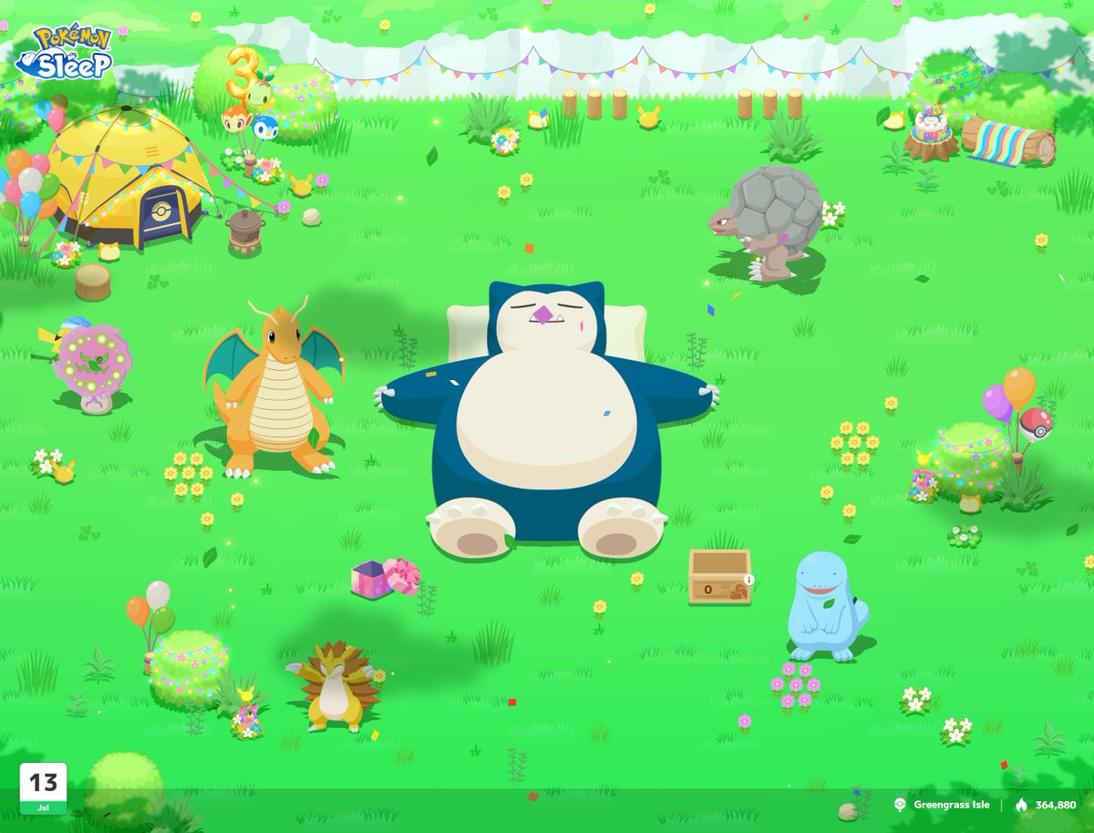 SquireSoup's tweet photo. Joining the Pokémon Sleep 3rd Anniversary Campaign! 
Add #PokemonSleep3rd and share your favorite image!

https://t.co/wahZqAghRF
#PokemonSleep https://t.co/c0xw1NTG4l