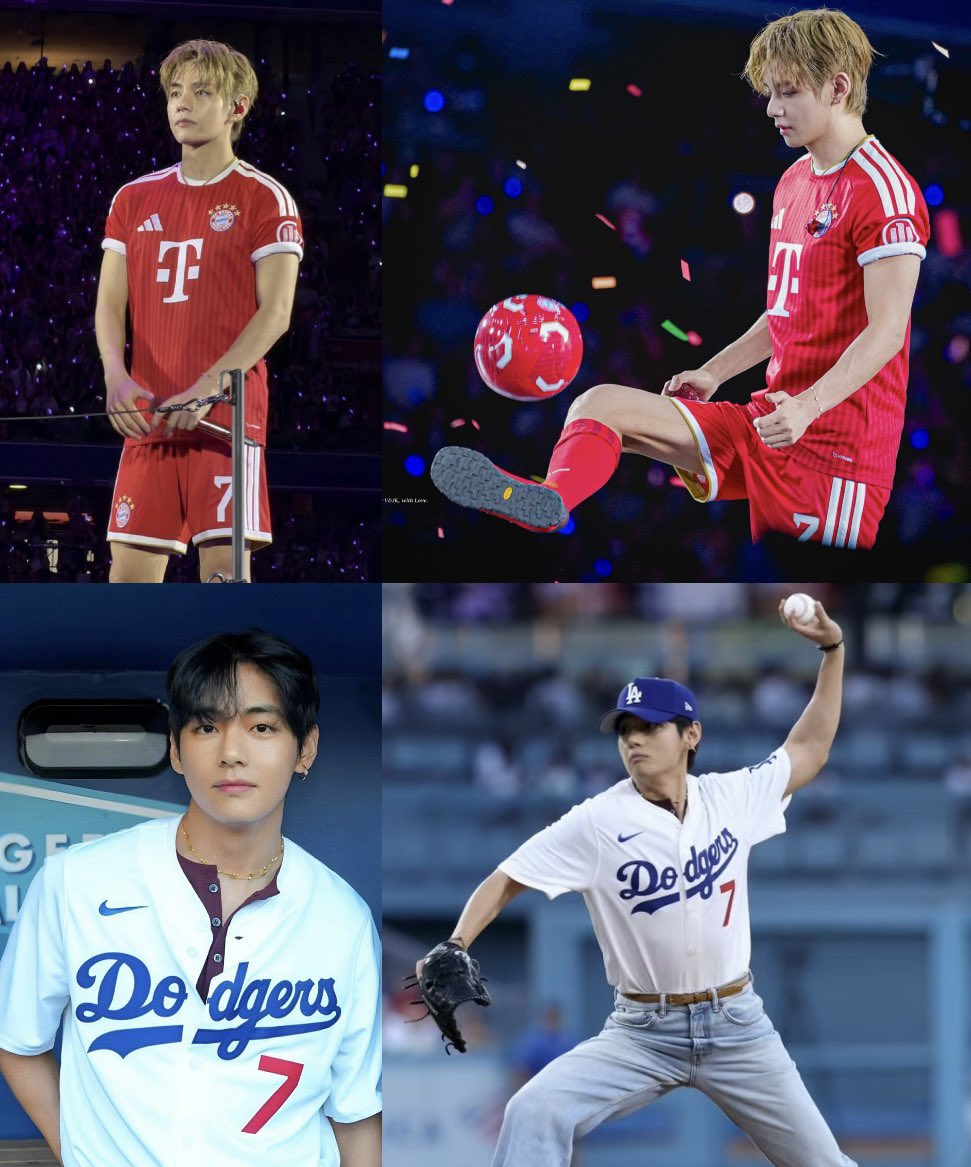 テヒョン　ユニフォーム どんなスポーツしても スーパースターになってそう🤭🤭🤭 ユニフォーム