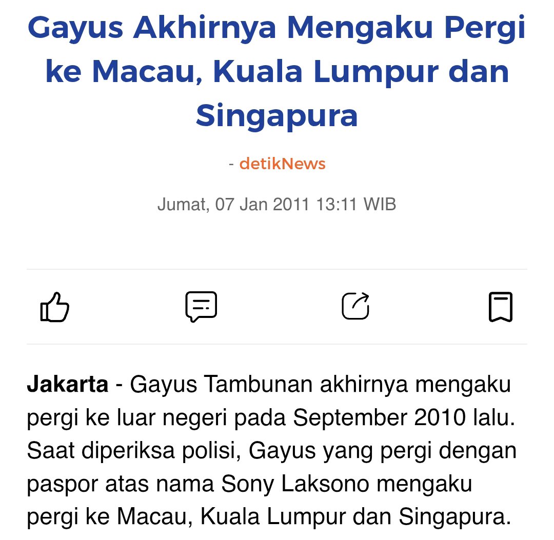 BetaEpsilonPhi's tweet photo. Lebih Legend ini, PNS Gol IIIA, cuma PELAKSANA, bisa keluyuran keluar Penjara.

Status di penjara, tapi
- Makan di Restoran,
- Nonton Tenis di Bali,
- jalan-jalan ke Malaysia dan Singapura
- Judi di Makau

Apalagi Eselon I 😅, bagai bumi dan langit.. https://t.co/8h1ahwfOiF