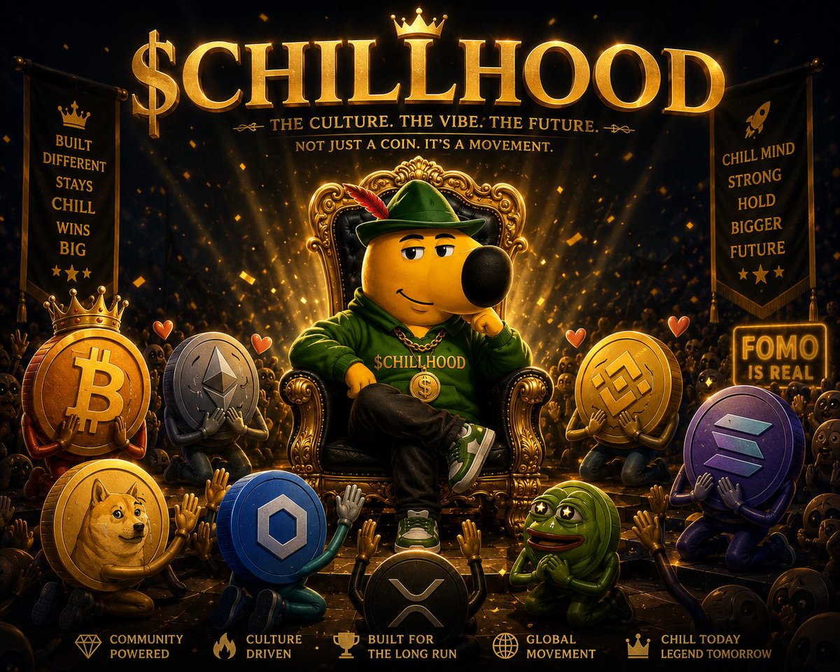 WSBgemsCALL's tweet photo. $CHILLHOOD
THE CULTURE. THE VIBE. THE FUTURE.
NOT JUST A COIN. IT'S A MOVEMENT. @realchillhood https://t.co/sZmPnGOk1f