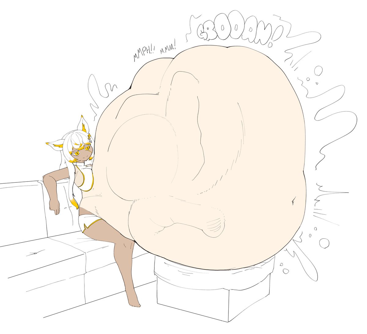 sortedruin's tweet photo. How does this fat freaking horse keep getting eaten?? It's almost like she enjoys it or something...

Colored by and featuring @AislinVRC's Monarch, with the original comm done by @_FourOFour. https://t.co/AE6IZssOqj