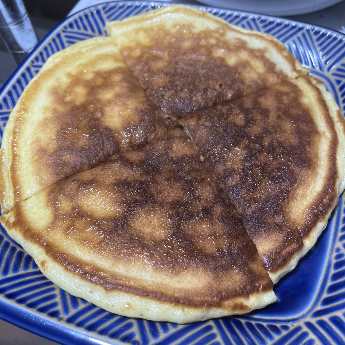ephrem373's tweet photo. 大谷選手ホームランおめでとうのホットケーキ https://t.co/ZRuSsNlGPG