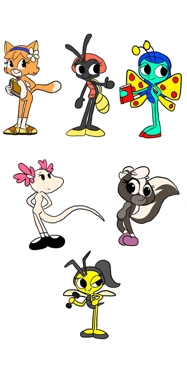 toadette64's tweet photo. @cartoonicus BTW, there’s also option 2 for the bee/wasp. Which one do you think works? https://t.co/ywZNukuG2K