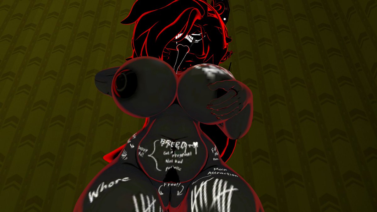 KILLERFEXA's tweet photo. uh oh i got you how unfortunate #nsfw #porn #nude #horny #smiler #backrooms #vrc #erp #fap #fnia #fnc #thicc #tits #gooner #goon #goons https://t.co/lSVloIFvlG