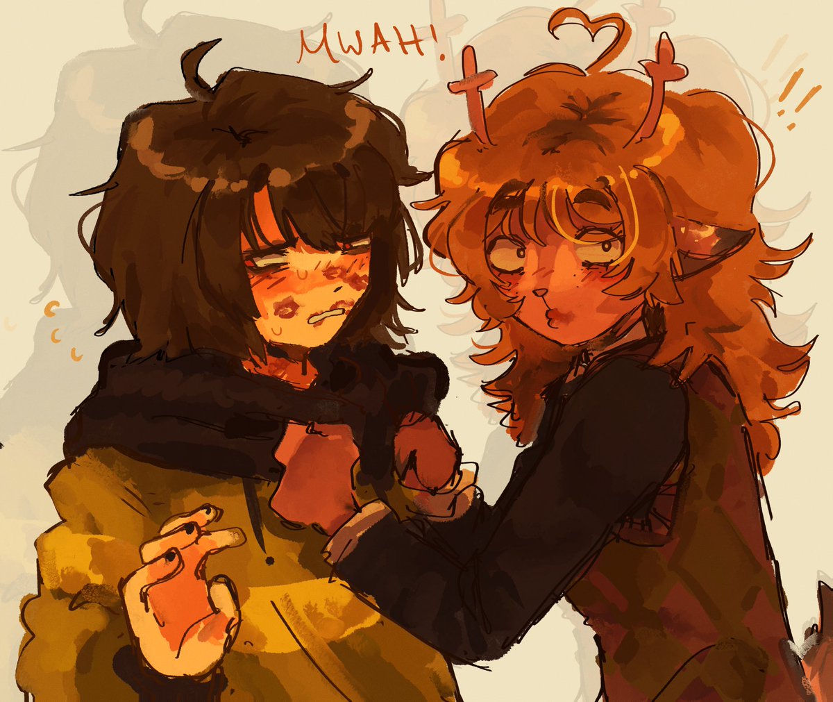 claireisasleep's tweet photo. mwah! #KRISELLE #DELTARUNE https://t.co/fJ16a8qXKy