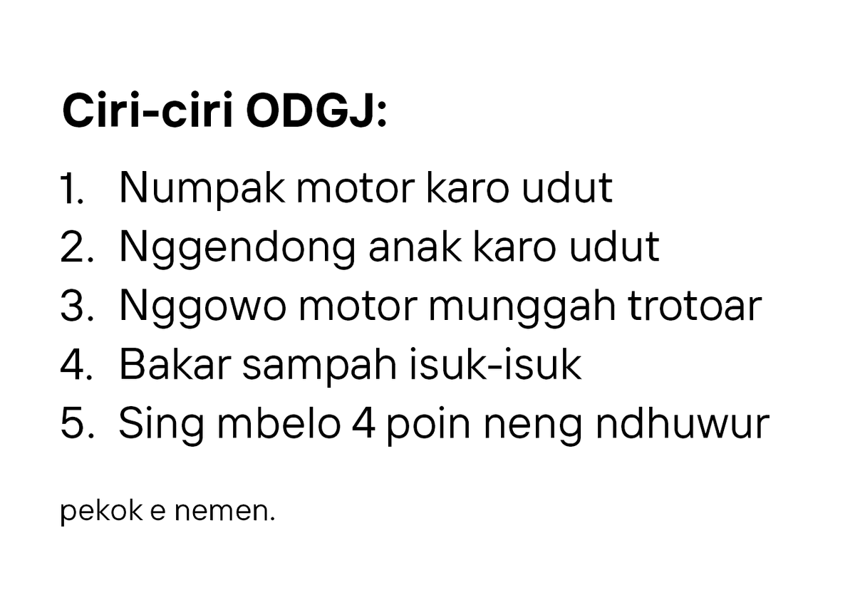 jawafess's tweet photo. Setuju ora lur? https://t.co/WpmdcT5QBl