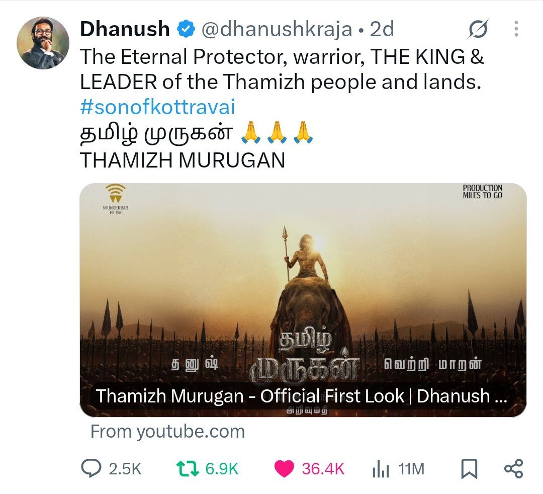 DHANUSH FANS TEAM tweet media
