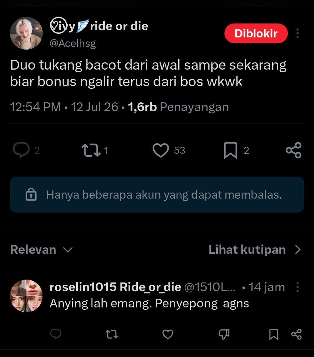 jjongjaeyun_'s tweet photo. Kalian ga marah kah sama si penis7? Mereka yang sering mengaitkan antara enha sama evn.

Harusnya kalian marah sama penis7 karena mereka MAKSA your fav untuk balik ke grup.

Bukan ngatain enhypen especially jw dan jy yang berani speak up juga bukan ngatain engene.

Engene juga sama udah move on kok sama kaya kalian yang katanya udah move on dan fokus evn only.

Katanya kalian fokus sama masa depan? Loh sama kita juga maunya begitu tapi GA BISA karena DIGANGGU terus sama orang-orang gamon ini.

Kalau kalian bilang penis7 bukan bagian dari kalian, dare to say aku juga bilang mereka bukan bagian dari engene.

Kita bakal defend enha sebagaimana kalian juga defend evn.

Kalian bisa bilang "Udah biarin aja gausah diladenin makanya kaya kita fokus aja sama idolnya" kalian mungkin emang ga ladenin mereka soalnya ya mereka bela evn tapi kalian itu nyerang member 😅

Yang bermasalah disini adalah ot7 yang belum move on.

Evr udah fokus evn.
Engene juga udah fokus enha.

Udah DITEGASKAN berkali-kali aja mereka si ot7 itu MASIH NGEYEL, MASIH DENIAL.

Mereka speak up berkali-kali ya karena mereka udah TERGANGGU. Selama ini mereka NGERTIIN. Mereka juga manusia ada BATAS KESABARAN juga.

Kalian ini maunya member DIEM AJA?

Kok kalian begini ke member yang berani speak up? Kalian mau evn di seret2 terus ke delusi mereka? Udah tau agensi nya jelek selalu member sendiri yg speak up kalau ada apa-apa.

Kedua pihak ini ENGENE dan EVER adalah korban. Korban dari mereka yang ga bisa move on.

Dari awal member ga pernah kasih sign apapun. Ga pernah kasih signal apapun. Semua pure dari pikiran ot7 yang dibuat sendiri. Asumsi yang dibuat sendiri.

Beneran too much bgt ini hate ga berhenti-berhenti dari bulan Maret. Kalian SALAH SASARAN.

Tolong marahnya ke ot7 yg belum move on aja. Jangan ke jungwon. Jangan ke jay. Jangan ke enhypen 🙏

Kedepannya jangan aneh kalau member dan makin banyak ENGENE yang akan TERUS SPEAK UP sampai si ot7 ini SADAR, BERHENTI HALU dan NERIMA KENYATAAN.

Udah cukup 4 bulan ini enha kena getahnya. Diboycott, di spam hastag, di disrespect, gerak dikit dibilang shady, dikatain ga bisa nyanyi, dikatain flop, dikatain ga bakal bertahan lama dan masih banyak hal buruk lainnya.