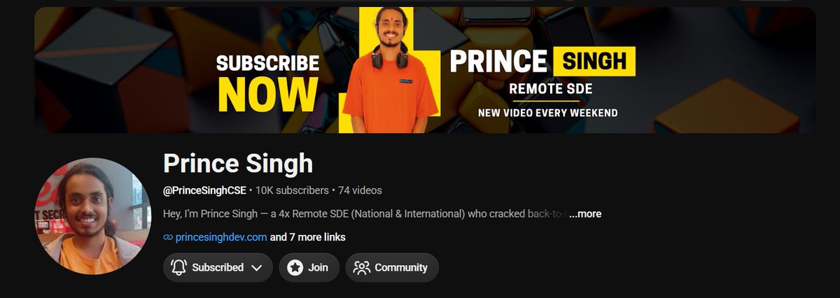 Prince Singh tweet media