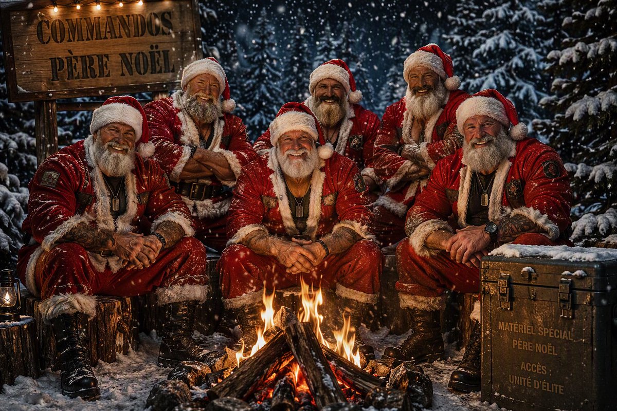 AntoineBeretto_'s tweet photo. Les #commandos #perenoel souhaitent de joyeuses vacances aux #gauchiste #wokiste https://t.co/dvFIaleDow