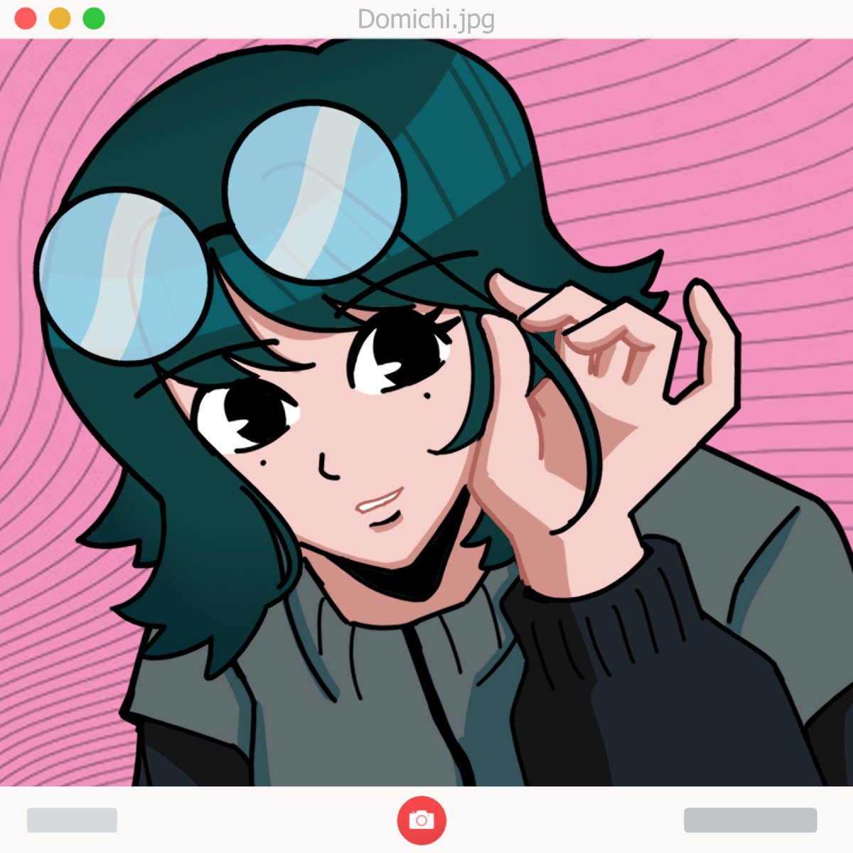 holaputra's tweet photo. I made fanart for "Domichi". She's adorable @Falmented
 oc's. I really love her bang and glasses!! #anime #illustrationㅤ #ych https://t.co/6khwyQdqZj