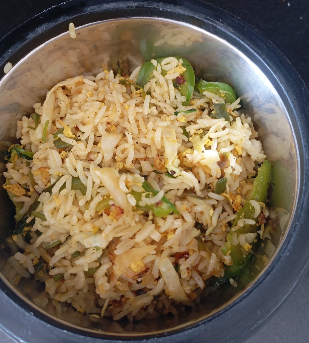ADikshita's tweet photo. Monday : School lunch - Avaraikai (Indian flat beans) + Egg fried rice ๐
#Lunchboxideas #lunch #Homemade #healthyeating https://t.co/l6u2O5Le6r
