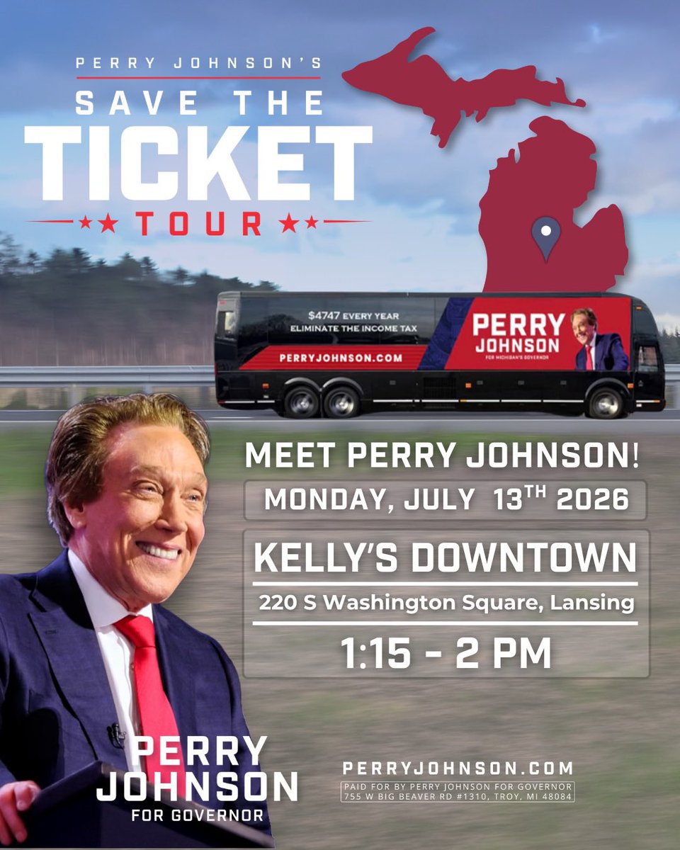 MeshawnMaddock's tweet photo. Tomorrow join Perry Johnson -see you there! https://t.co/LI7iMglY70