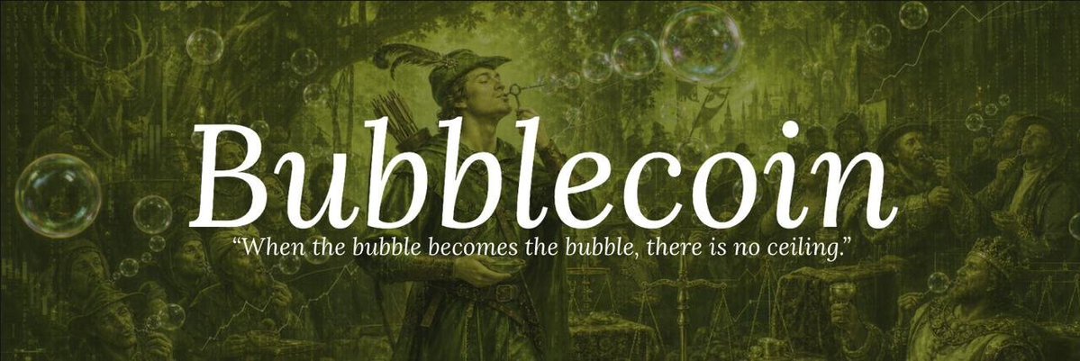 Bubblecoin_RH's tweet photo. When the bubble becomes the $BUBBLE, there is no ceiling. https://t.co/kJgIOyWgdS