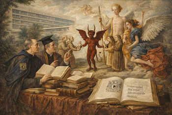 padrehayen's tweet photo. Tres posibles orígenes de nuestros pensamientos
Según maestros de vida espiritual existen tres tipos de pensamientos que hemos de aprender a detectar: los angélicos, los humanos y los diabólicos. 
-Angélicos: nos inspiran a hacer el bien y a conectar con el fin último de las cosas.
-Humanos: son pensamientos producidos por nuestra identidad, el mundo interior de nuestra personalidad, cómo estamos hechos.
-Diabólicos: a menudo tienden a lo emocional y pasional, se centran en el ego y nos llevan a la posesión de las cosas.