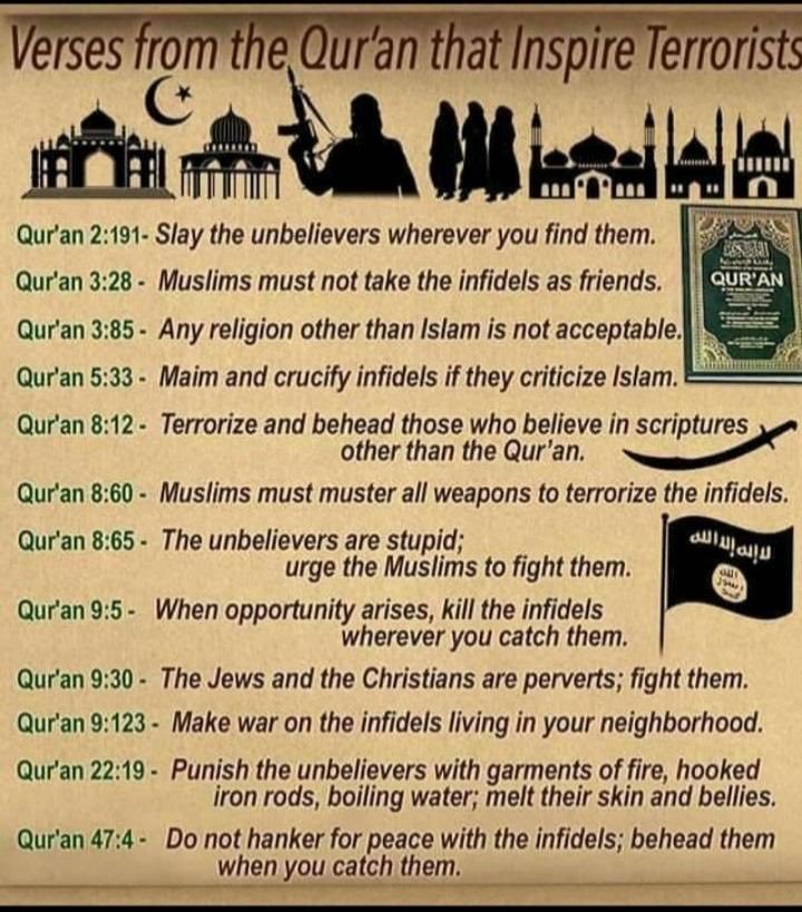 dazzlingmuses's tweet photo. @JamalDavisBFly @MosabHasanYOSEF ISLAM IS NOT A RELIGION.

It's a highly organized POLITICAL IDEOLOGY, under the deceptive guise of one. https://t.co/WXgptSagcv