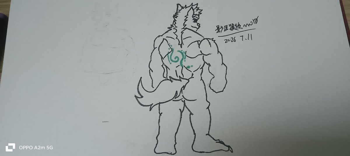 WolfGameigu0's tweet photo. 个人OC，后期上色 https://t.co/KI33no2zSC
