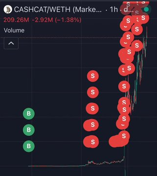 HuyPamlbt's tweet photo. Người này đã biến 214$ thanh 1,43M$ trên CASHCAT  Đã bán được 235,7K$ và vẫn còn 1,2M$ trong Token  Đỉnh thật sự trong đời chỉ cần 1 lệnh là đổi vị thế https://t.co/YZWCiGqiKG