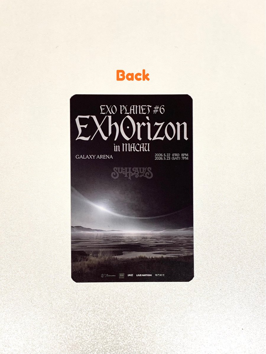 SU_Hauls's tweet photo. wts lfb ph exo help rt
🧡 SEHUN #EXhOrizoninMacau photocard - bought as a set w/ suho for 2k (1k each) hence the price
— onhand
— payo or 50% dp rembal after 3 days
— will send video proof
mop: gcash | bank transfer
mod: j&t
rfs: will only get suho
#ohsehun #세훈 #엑소 https://t.co/NNtwQ2MZWG
