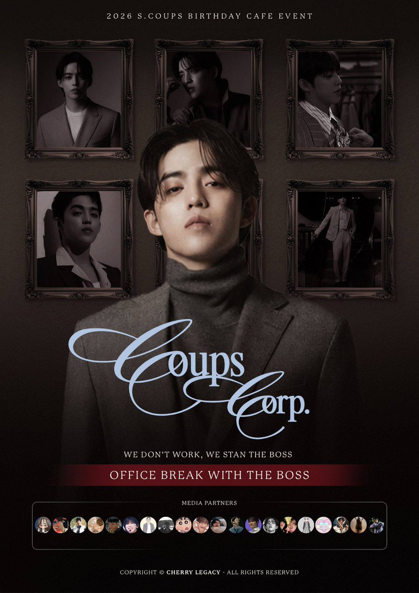 soleilitary's tweet photo. ✨ 2026 S.COUPS Birthday Cafe Event ✨
Office Break with the Boss
Event by @CherryLegacy
📍 https://t.co/iWK3m2l0vq Coffee, Tea & Good Bites, Blok M Hub
📅 8–16 August 2026
🔗RSVP LINK:
https://t.co/UiHGMcULzN
#COUPSCORP #에스쿱스 #SCOUPS #SEUNGCHEOL #SCOUPSBirthdayEvent https://t.co/WpyNgRyqVw