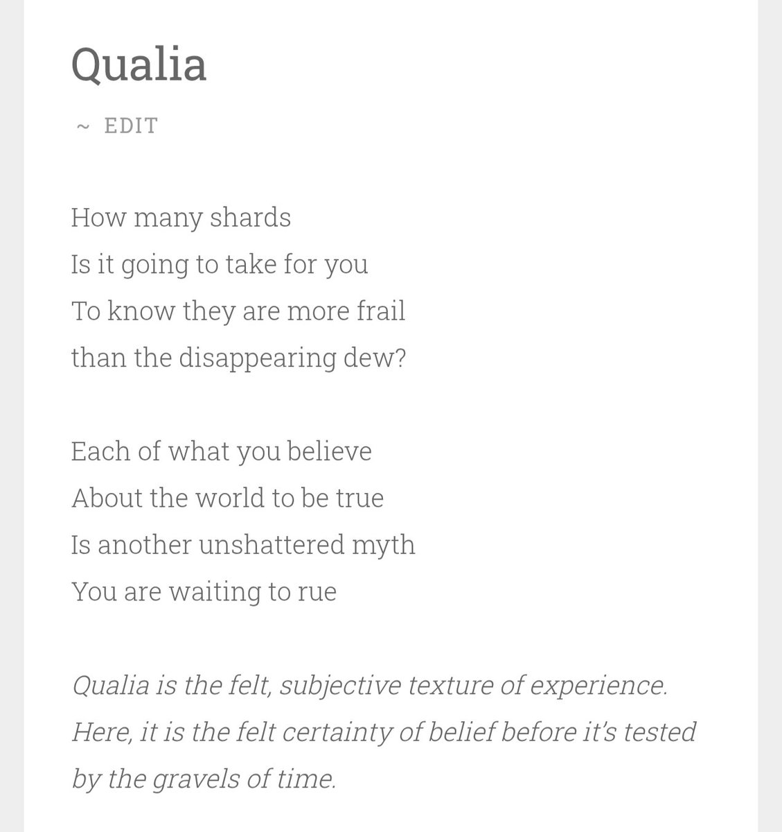 RohitMalekar's tweet photo. Weekend poetry. Read about the word on @QuantaMagazine Link to the column in the next tweet. https://t.co/gepB1f7bzx