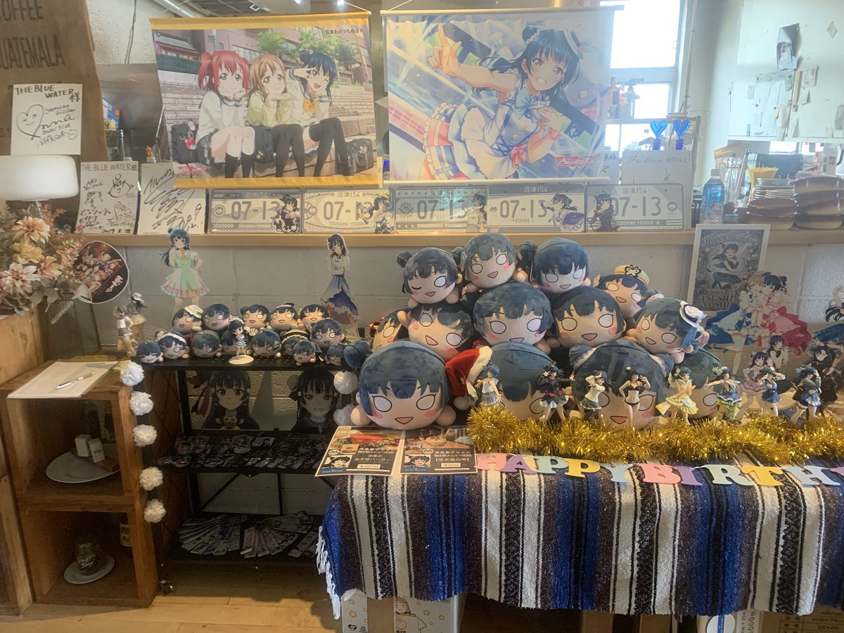 eos7dmar2's tweet photo. BLUE WATERさんの祭壇😈
#津島善子生誕祭2026
#Aqours
#BLUE_WATER https://t.co/VXGtg8Je8j
