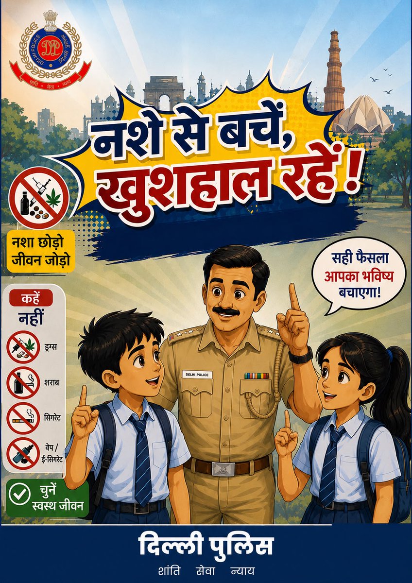 Delhi Police tweet media