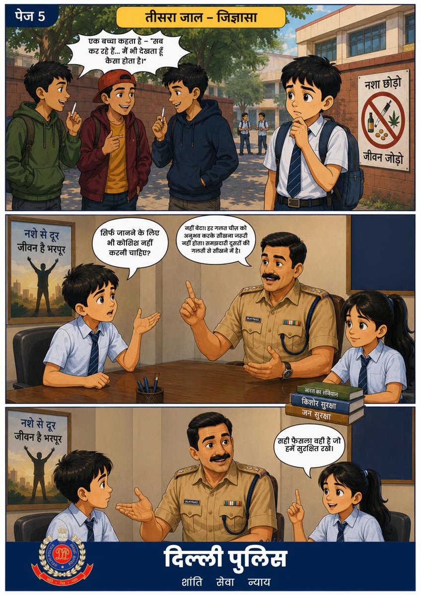 Delhi Police tweet media