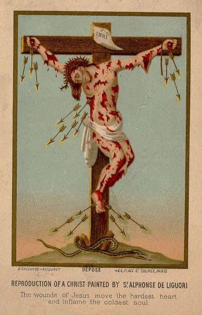 JmyLss's tweet photo. A painting of Christ, by the hands of Saint Alphonsus of Liguori. https://t.co/WVCfhn7b6j