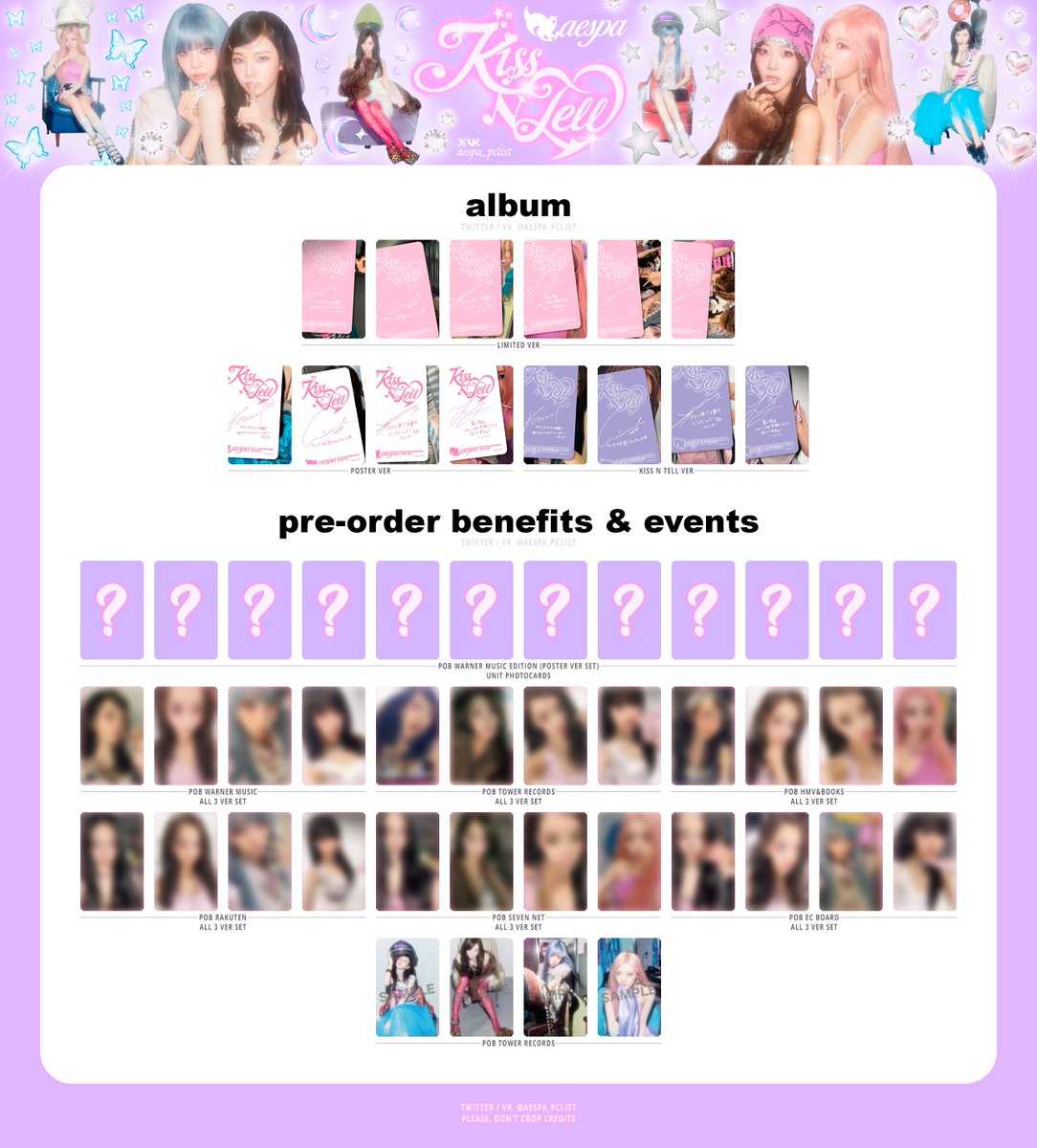 aespa | photocard list tweet media