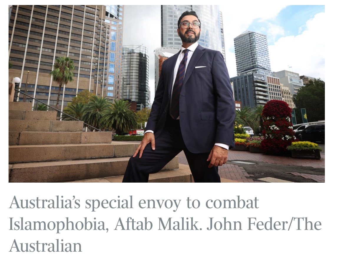 MenachemV's tweet photo. Australia’s Islamophobia Envoy Aftab Malik wants to remove religious ideology from the definition of terrorism

That ignores an uncomfortable reality: Islamic extremism has been a significant driver of terrorism

The Bondi terrorists were Islamic extremists

The 9/11 hijackers were Islamic extremists

Man Haron Monis was an Islamic extremist

The Bali bombers were Islamic extremists

Hamas & Hezbollah are Islamist extremist terrorist organisations

You cannot defeat a terrorism threat if you refuse to name it

@australian @theage @theheraldsun @dailytelegraph @couriermail @3AW693 @2GB873 @WAtoday @HobartMercury