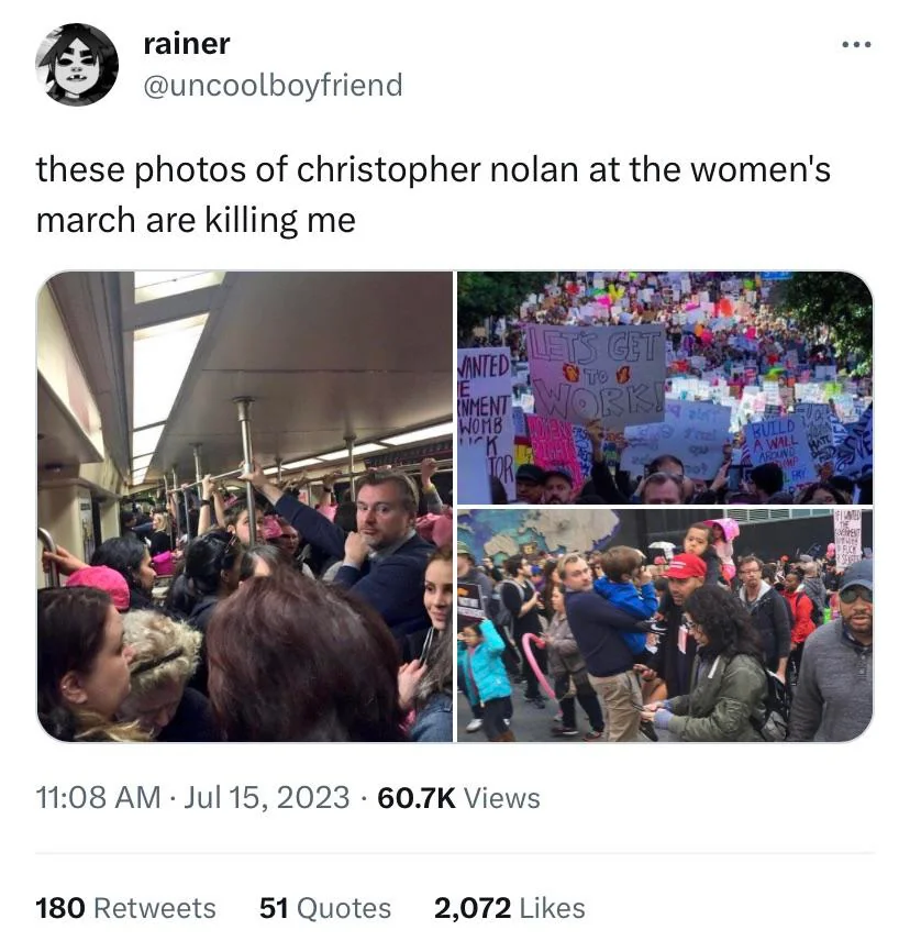 nick_field90's tweet photo. Nolan's never been right-wing
https://t.co/bwENzB7dxU https://t.co/rcwahbRdCF