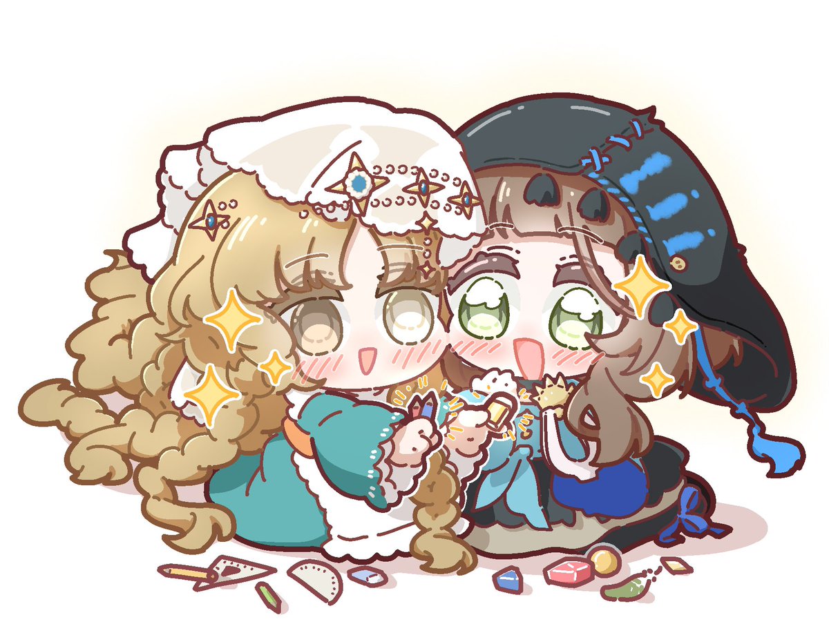 SundaySiesta95's tweet photo. #リバース1999 #Reverse1999 Coppélia and Everecho https://t.co/UIOO7JtQix