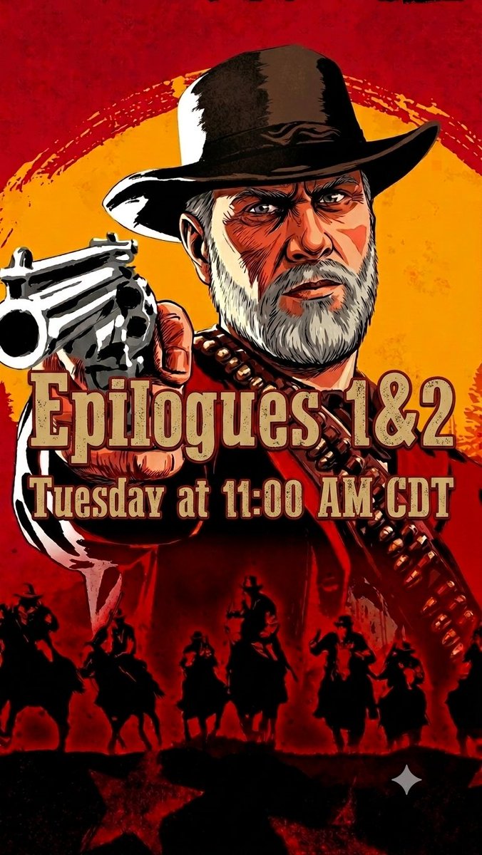 andydencegames's tweet photo. The final stretch is here! Join me on Twitch as we wrap up my second playthrough, "This Ain't My First Rodeo," with Epilogues 1 &amp; 2. Let's finish this journey! 🐎

​Watch live at: https://t.co/crV5IwJpJL

#Twitch #rdr2 #streamer #reddeadredemption2 #andydencegames @RockstarGames https://t.co/r1m1dxOEkz