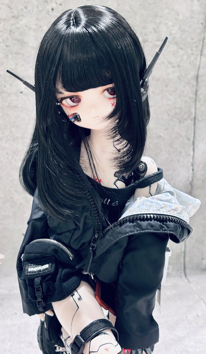 ShaO_doll's tweet photo. アンドロイドちゃん🤖🤍🖤

#Guri_子 https://t.co/ITY33c5GPt