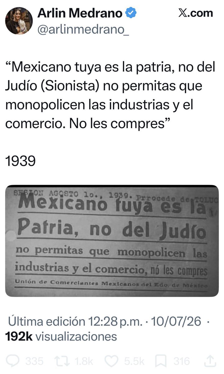 gatogibchi's tweet photo. digo, si vamos a insistir que antisionismo≠antisemitismo esfuércense tantito por no publicar un encabezado claramente nazi de un periódico de nada más y nada menos que los putos camisas doradas, cabrones 🤌 https://t.co/VmIKoD0QqV