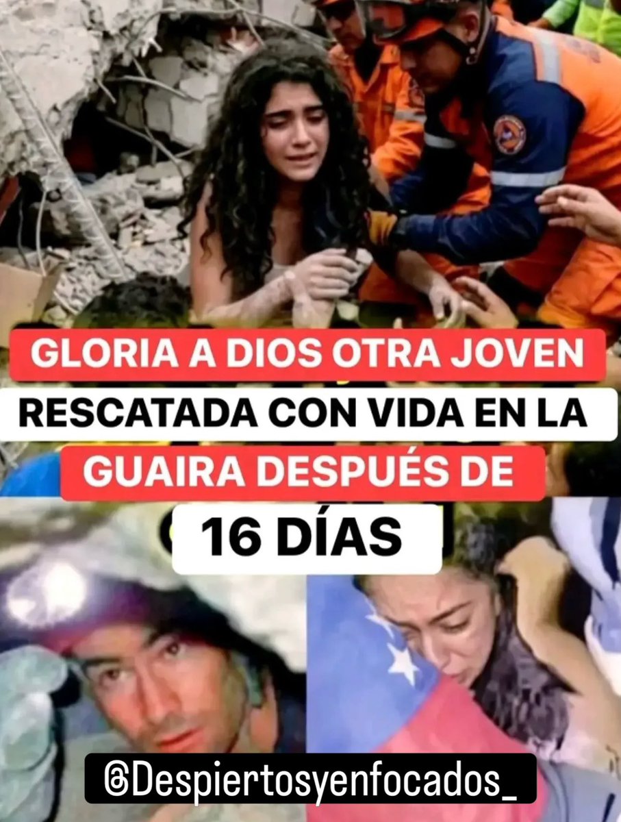 Ethical_Values's tweet photo. Después de 16 días fue rescatada está joven ... https://t.co/GVTLSvZqQB