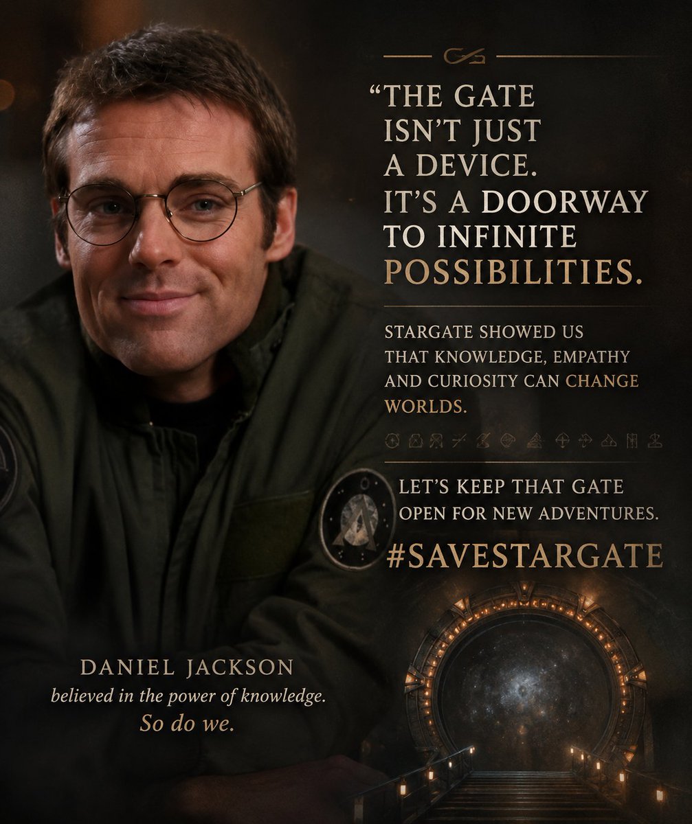 GrassoLati30007's tweet photo. The Gate Will Always Be Open!

#savestargate
@AmazonMGMStudio 
@PrimeVideo https://t.co/BfhiMuJUon