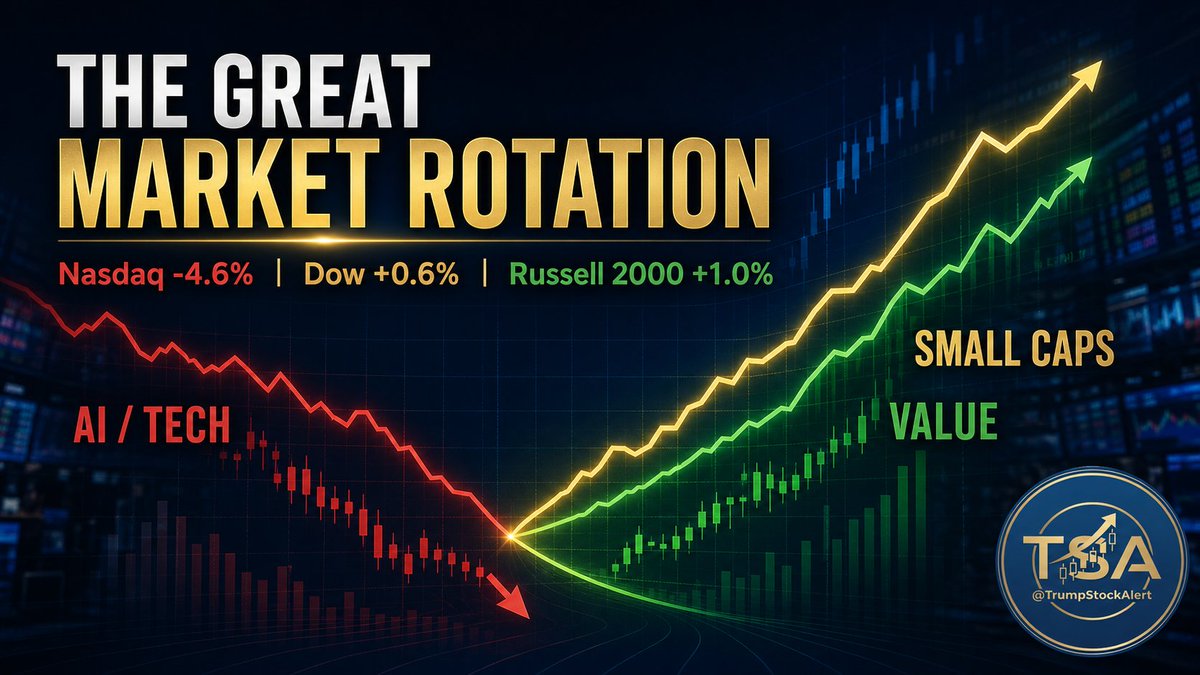 TrumpStockAlert tweet picture