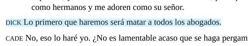 judaseferp's tweet photo. Dicen que este es el mejor elogio hecho a los abogados.

Por W. Shakespeare en Enrique VI https://t.co/qYG7U6wBU6