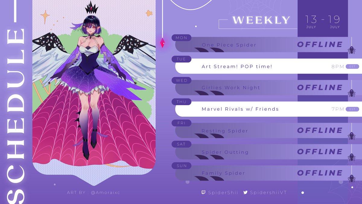 SpiderShii 🕷️ Spider Vtuber tweet media