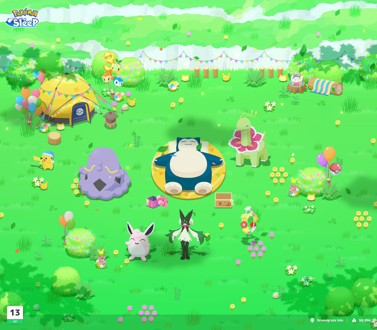 TRNAegon's tweet photo. @PokemonSleep #PokemonSleep3rd
Today’s team to grind dream shards! https://t.co/TTJiGMt0Ui