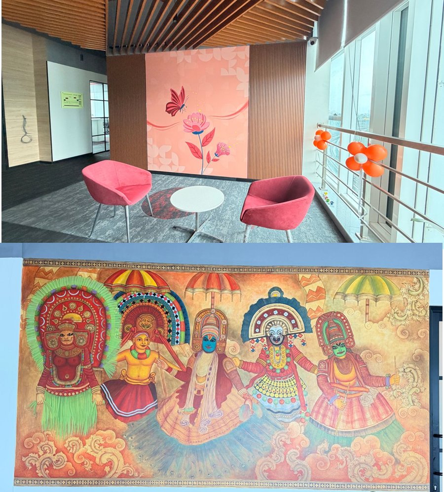 NaFaUpSpo's tweet photo. #Zoho has opened its first #Kochi office at i by #Infopark, becoming the 1st company to occupy an entire floor at the new #coworking space in Ernakulam South Metro station.Along with local talent development & #AsimovRobotics, Zoho is strengthening #Kerala's innovation ecosystem https://t.co/jzOJTnt1DT