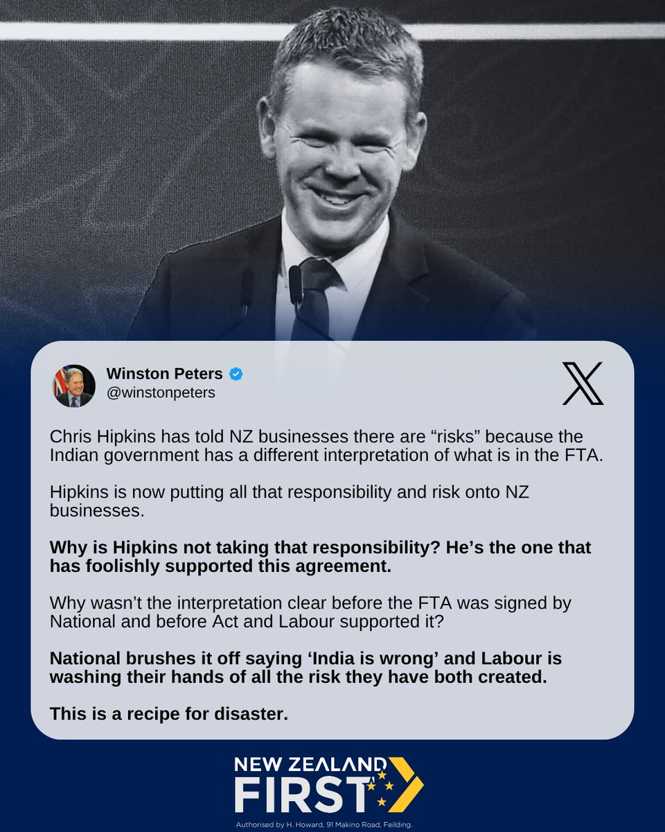 New Zealand First tweet media