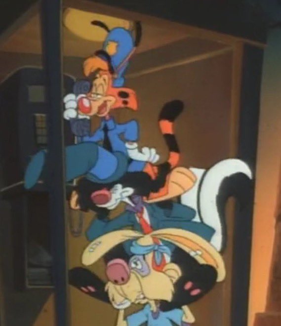 WilTito's tweet photo. @rapscallionDlux @EnshaRoyal @Kamezdov @codysoyeah #bonkerssweep #bonkersdbobcat #bonkers #toon #bobcat #disney #disneysbonkers #disneyafternoon #cartoon #animation #luckypiquel #fallapartrabbit #grumblesgrizzly #fawndeer #mirandwright #jittersadog #skunkyskunk https://t.co/ihV8MQfo0e